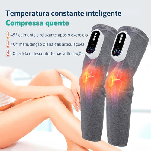 erapia para pernas inchadas, alívio de dor nas pernas, melhorar a circulação sanguínea, tratamento para varizes, reduzir inchaço nas pernas, massagem de compressão, terapia de aquecimento, tratamento para linfedema, tratamento para lipedema, pernas doloridas, remover desconforto das pernas, aliviar fadiga nas pernas, dispositivo de massagem para pernas, massagem terapêutica, tecnologia therma pulse air