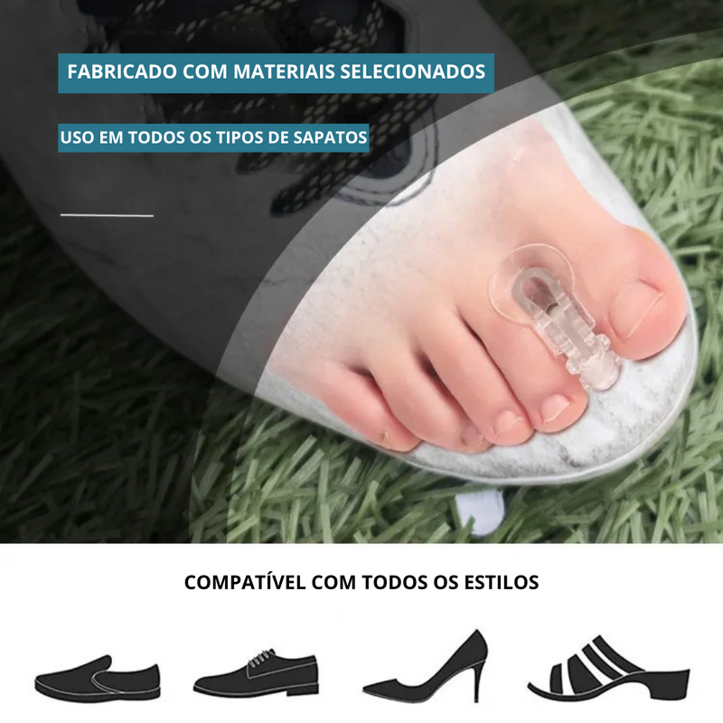 corretor para joanetes, corretor de joanetes, separador de dedos para joanetes, separador de dedos calçados, joanetes, esporão, fascite plantar