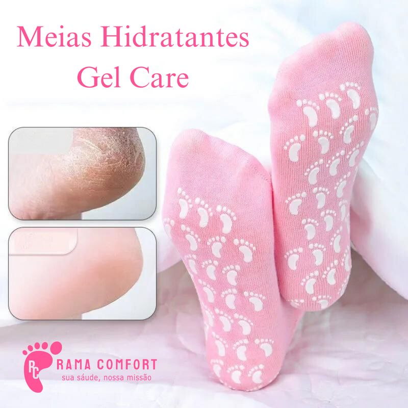 meias hidratantes, meias de silicone, meias para calos, meias borracha, meias hidratação, foot care, footcare, gel care, gelcare, meias foot care, meias gel care