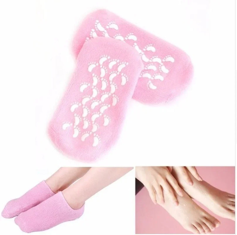 meias hidratantes, meias de silicone, meias para calos, meias borracha, meias hidratação, foot care, footcare, gel care, gelcare, meias foot care, meias gel care